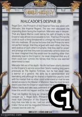 Malcador's Despair (b)